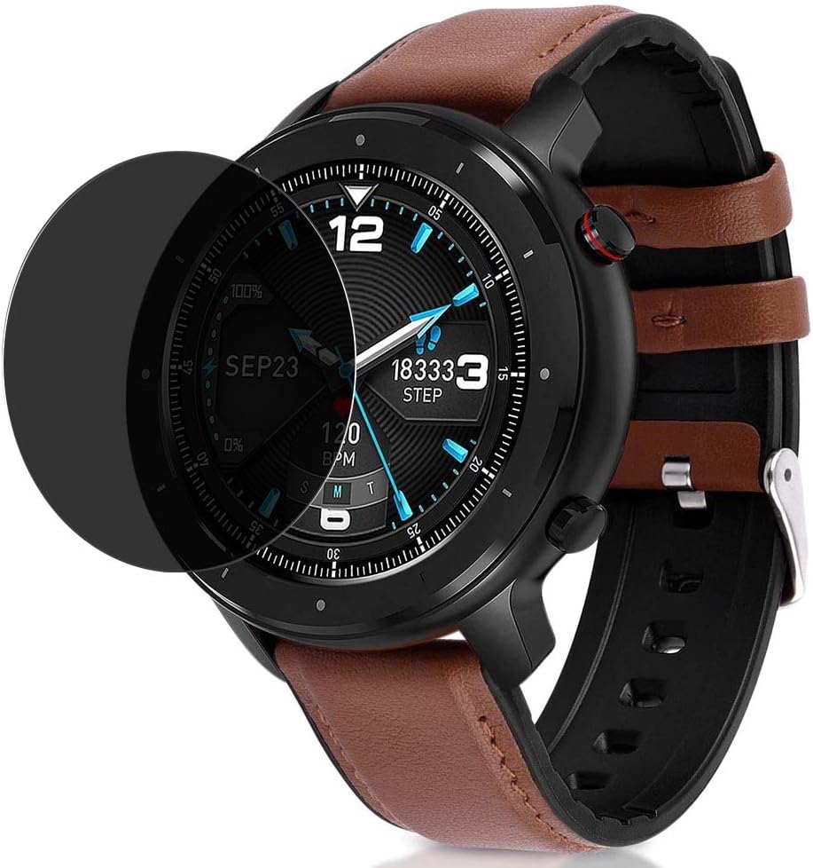 Privacy Screen Protector Film, compatible with Fullmosa FW-12 smartwatch Smart Watch Anti Spy TPU Guard （ Not Tempered Glass Protectors ）