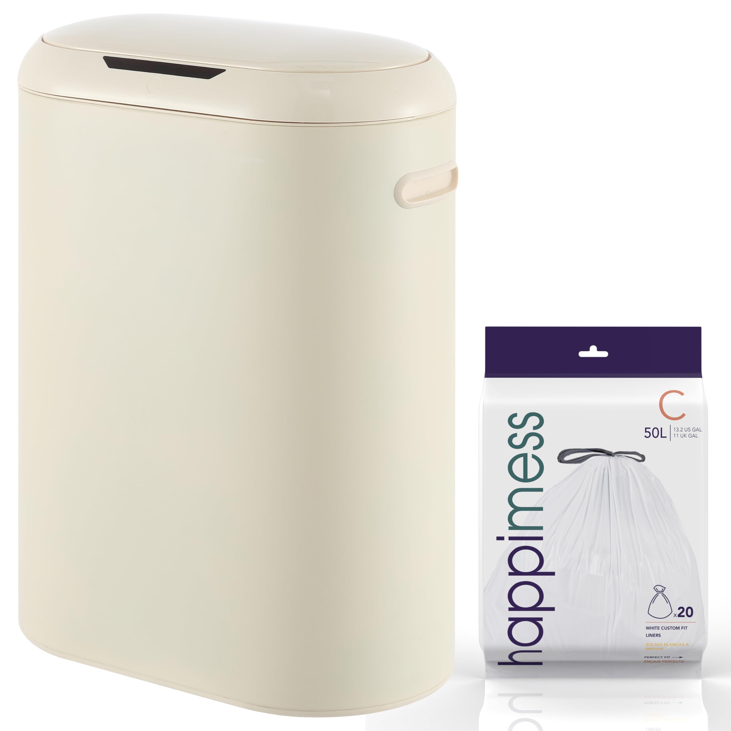 Amazon.com: happimess HPM1016D Robo Kitchen 13.2-Gallon Slim Oval