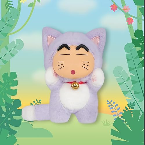 Miniatura 7 de 52TOYS Crayon Shin-chan Big Tails Series - Muñeca de vinilo coleccionable, figura de acción de 5.91 pulgadas con tacto suave, articulaciones