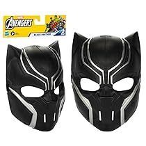 Hasbro Marvel Avengers, Maschera di Black Panther, Ispirata ai Film e alle Serie, Maschera di Halloween, Adatta al Gioco di Ruolo a Tema Supereroi, Per Bambini e Bambine dai 5 Anni in Su