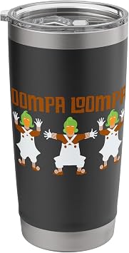 Willy Wonka and the Chocolate Factory Oompa Loompa Stainless Steel Insulated Tumbler