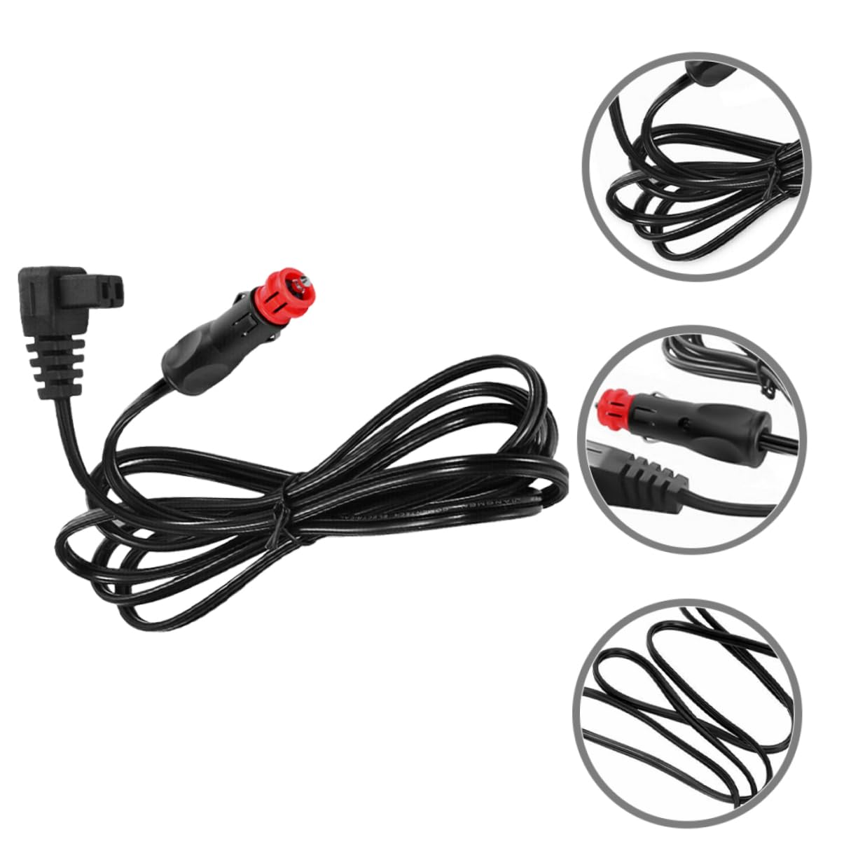 Alipis Car Refrigerator Power Cable Long Length Mini Fridge Cord Stable Power Supply