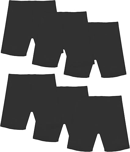 FreeNFond Pantalones cortos de baile para niñas, para deportes, jugar o debajo de las faldas, paquete de 6