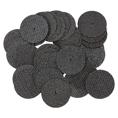 50Pcs Cutting Discs Rotary Tool Cut Off Wheels 1-1/4\'\' Reinforced Fiberglass Cut Off Wheel Cutting Wheel Discs with 4Pcs Mandrels, Rotary Tool Accessories for Cutting Metal, Wood, Stone