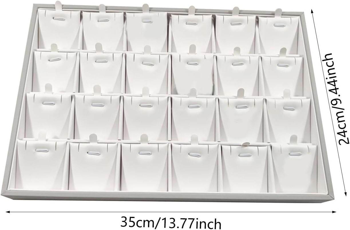 Jewelry Tray Necklace Pendant Display Tray,Organizer Storage Case for Live Broadcasting, Style C