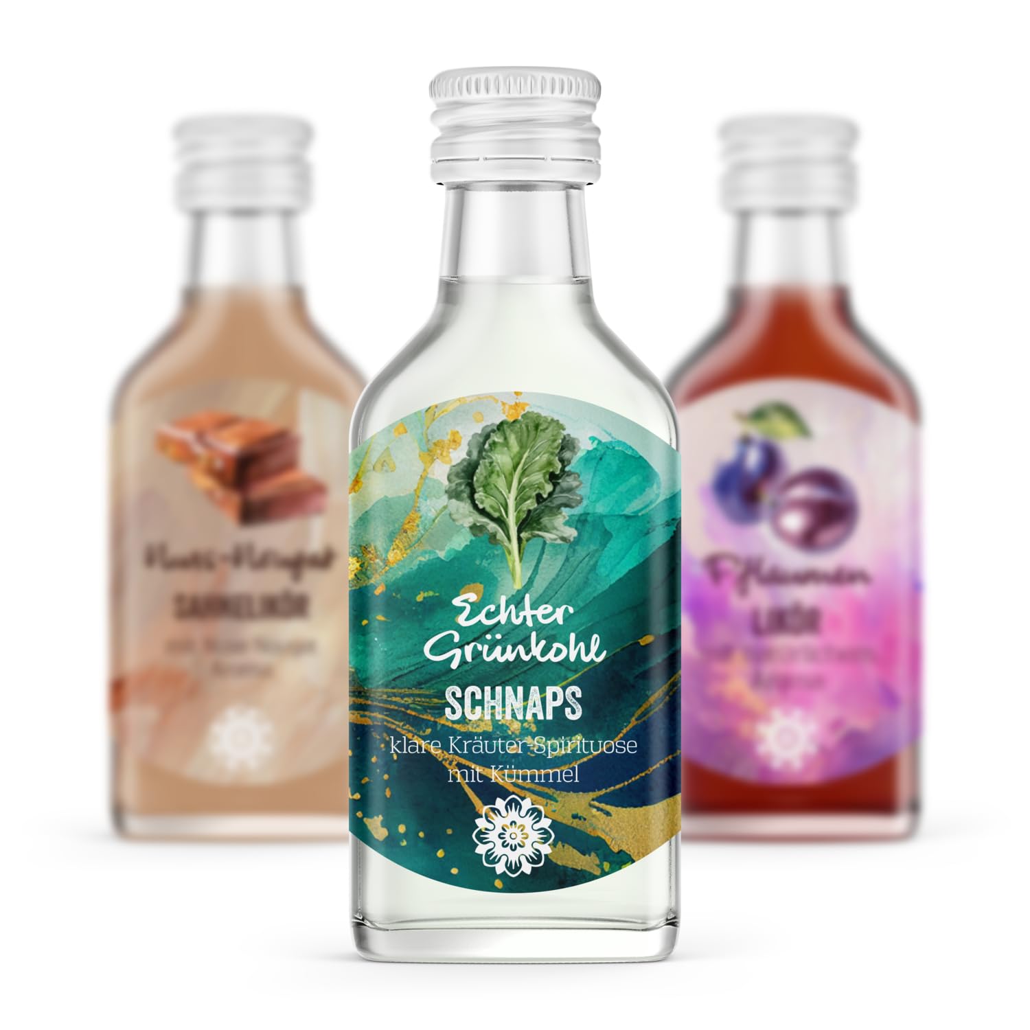 Corasol Omas Feine Liköre & Schnaps Adventskalender 2025 mit 24 Likörspezialitäten in edlen 2cl-Flaschen (480 ml)