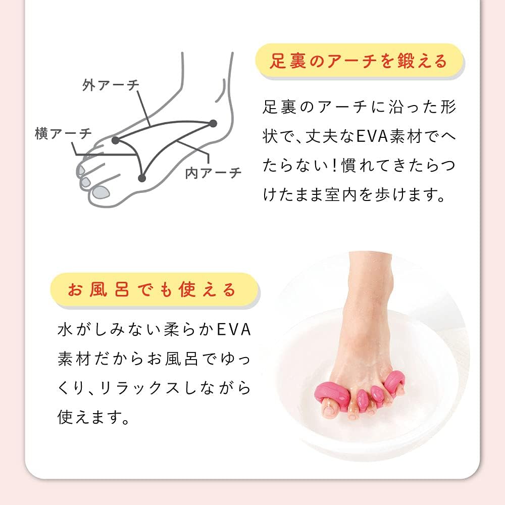Amazon Co Jp 足指開き アシパカ 足指セパレーター 足指 広げる トレーニング 鍛える Tvでも絶賛 適応サイズ22 5 26cm ドラッグストア