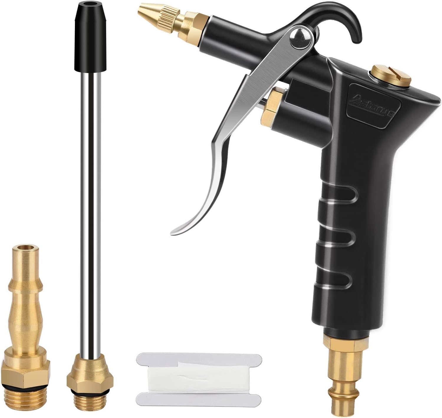 astarye Air Blow Gun, Air Blower for Compressor with 1/4" NPT&1/4" BSP