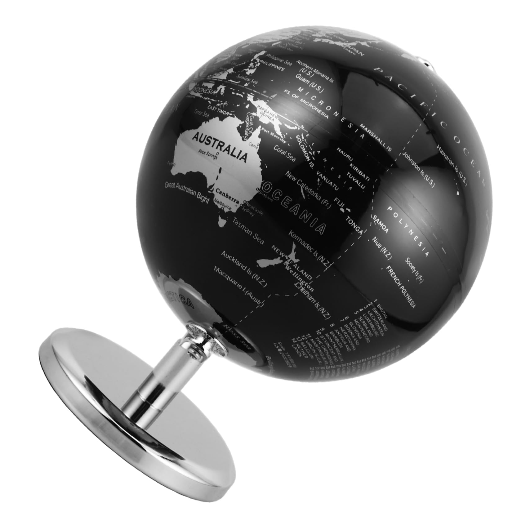 Totority Elegant Round Earth Decor Vintage Decorative Desk Globe Ball for Office Table Home Decor