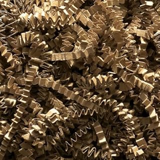 Box.it.pack.it CC1KG Natural Shredded Crinkle Cut Kraft Paper for Gift Box/Hamper Fill (1kg)
