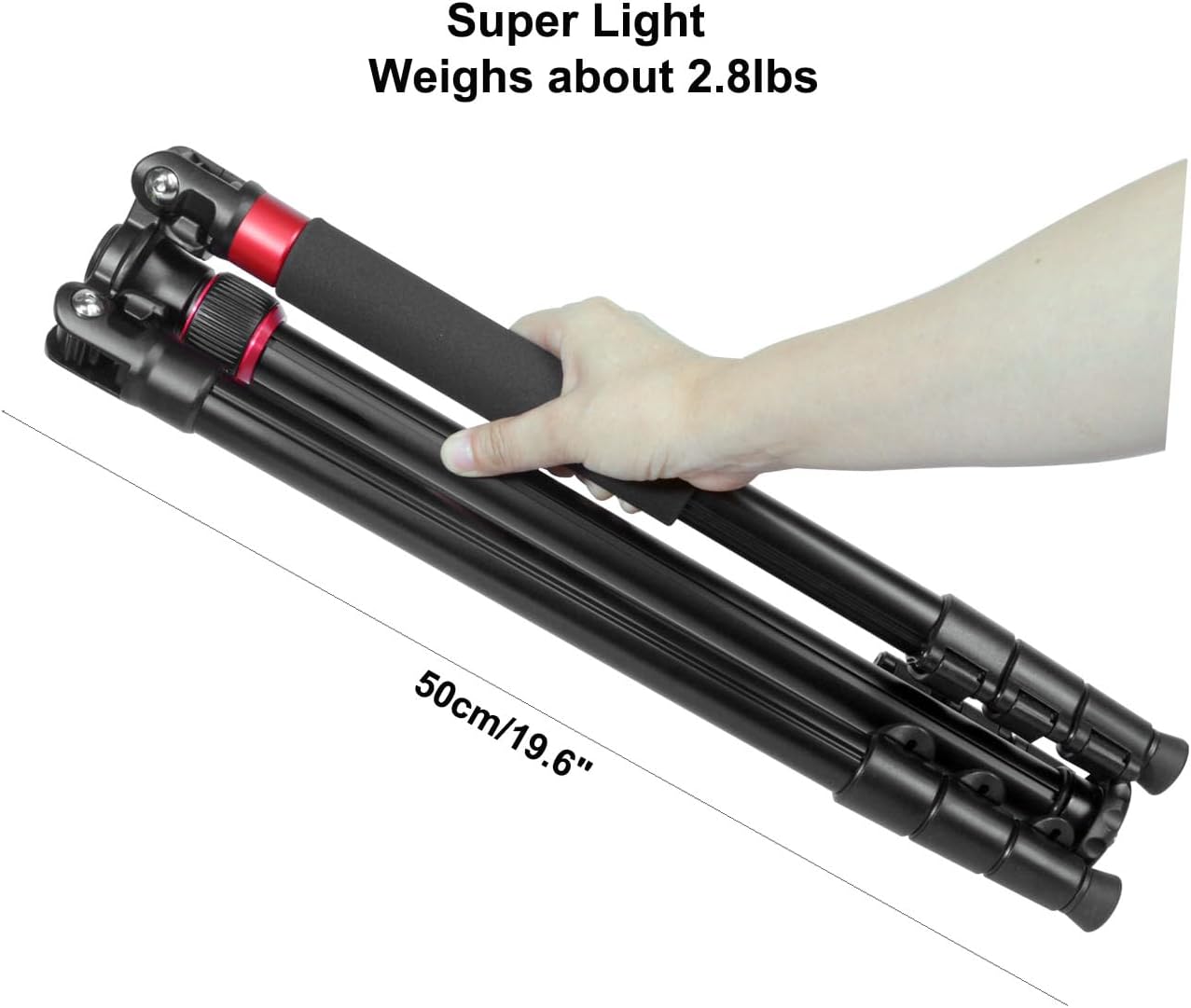 Camera Tripod, 70" Video Tripod Without Head, Aluminum Heavy Duty Tripod with Carry Bag, Professional Camera Tripods & Monopods, Compatible with Canon, Sony, DSLR, Camcorder 33lbs (TM70)