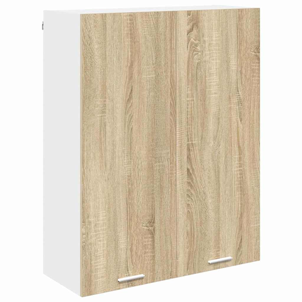 Hängeschrank Sonoma-Eiche 80 x 31 x 100 cm, Holzwerkstoff, Küchenschrank mit 2 Türen, Wandmontage
