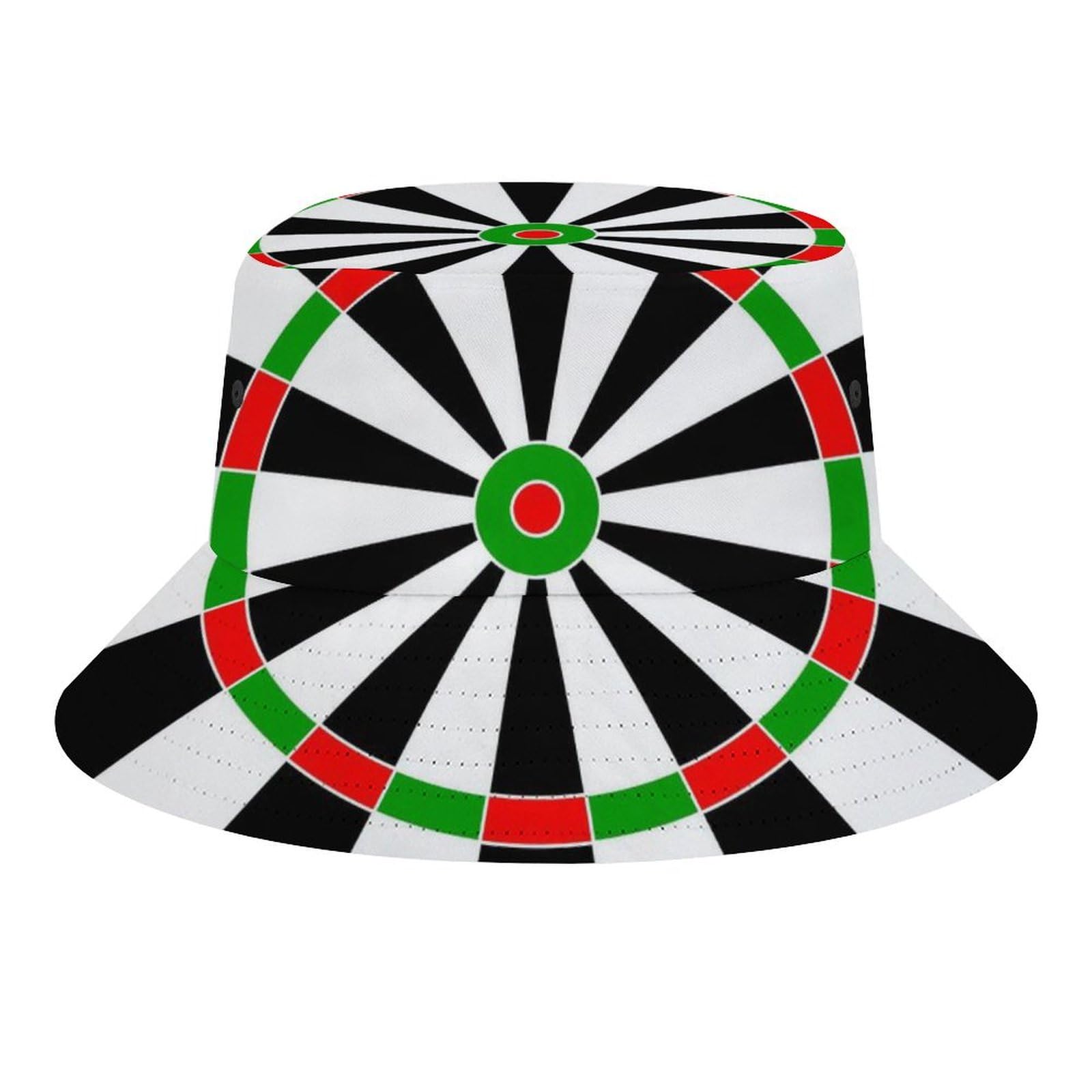 Lurnise Men‘S Sun Hats Target Dart Board Game Women's Bucket Hats Fisherman Hat Outdoor Cap Multi