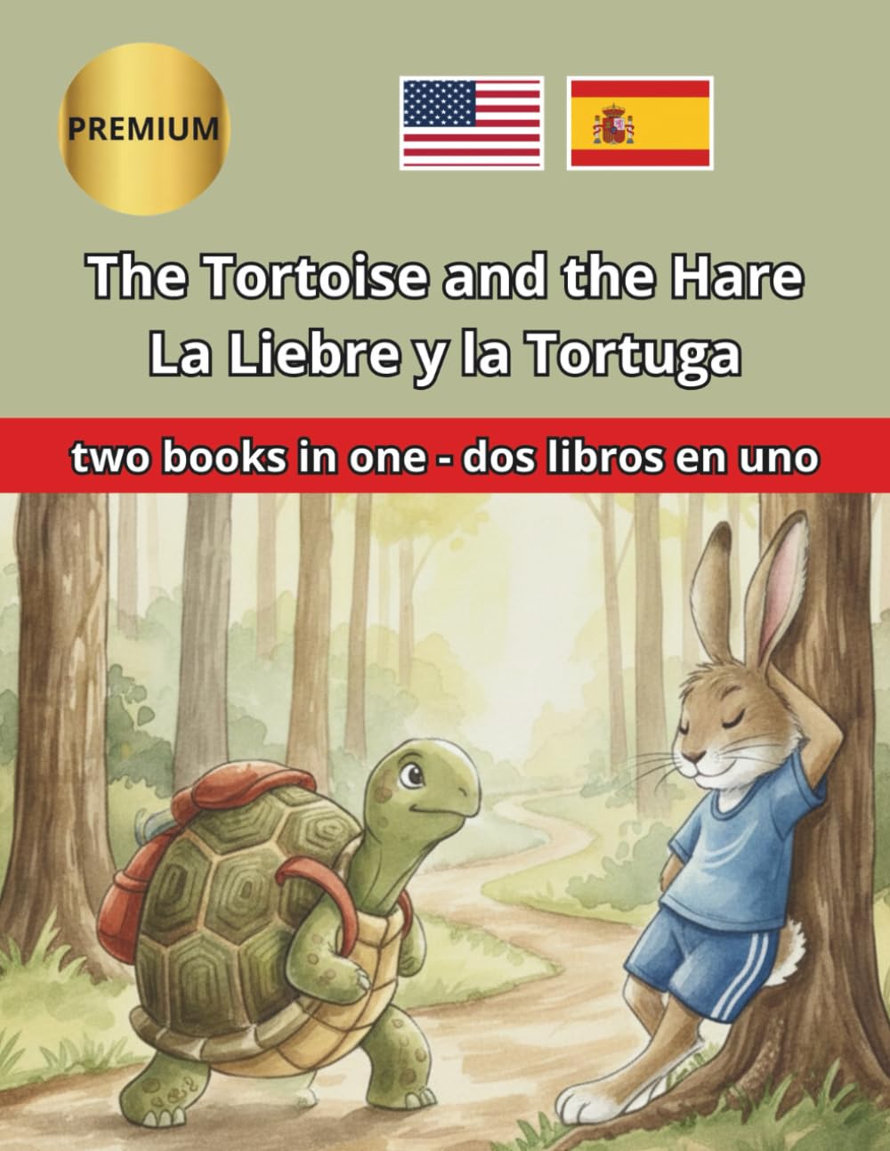 The Tortoise and the Hare La Liebre y la Tortuga: Bilingual story translated paragraph by paragraph, with different colors for each language. Cuento ... para cada idioma. (Bilingual English Spanish)