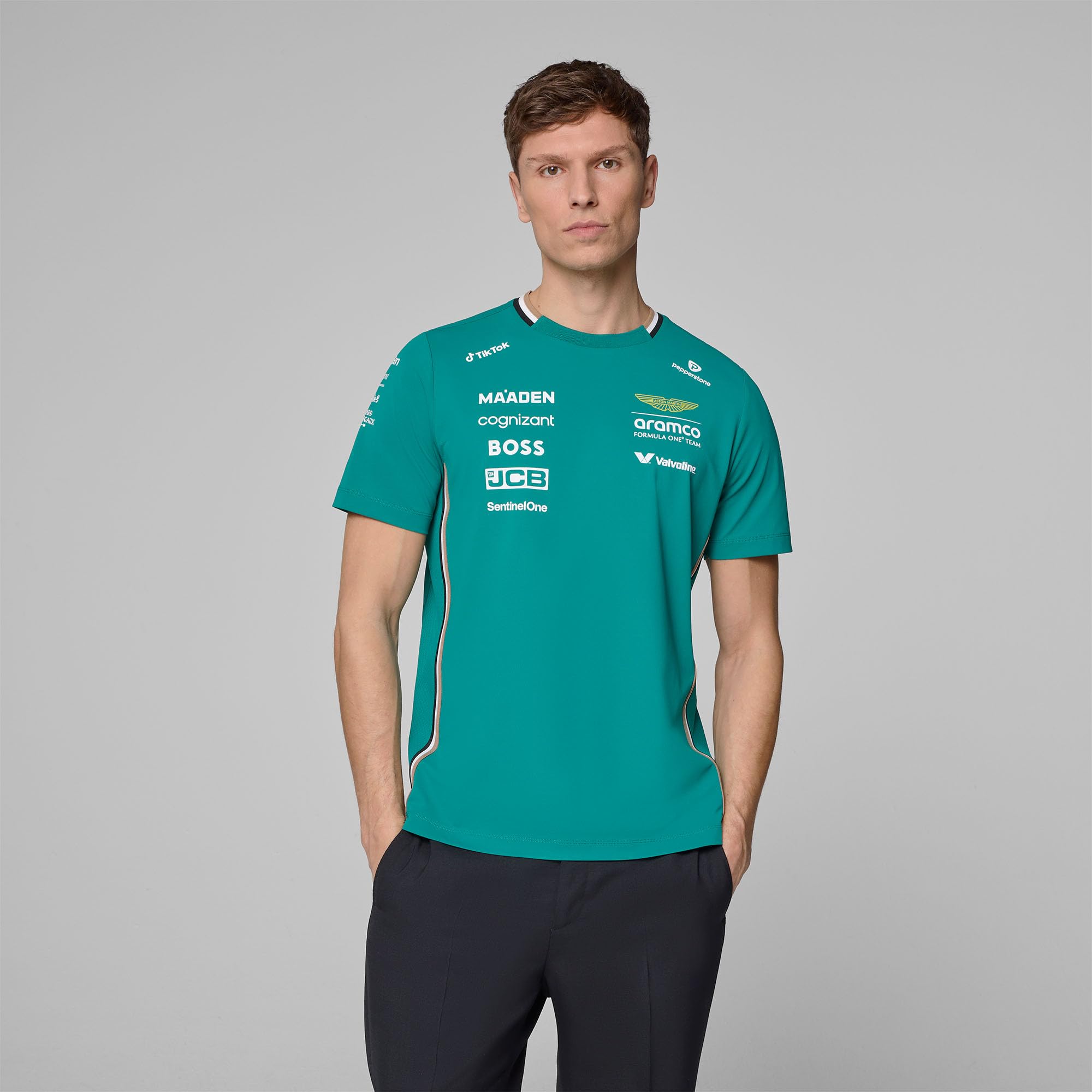 Aston Martin F1 2025 Camiseta del Equipo para Hombre