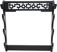 Vista 3 de Eforlife Soporte de pared para espada samurái japonesa, soporte de exhibición para Katana japonesa Wakizashi Tanto 3 capas
