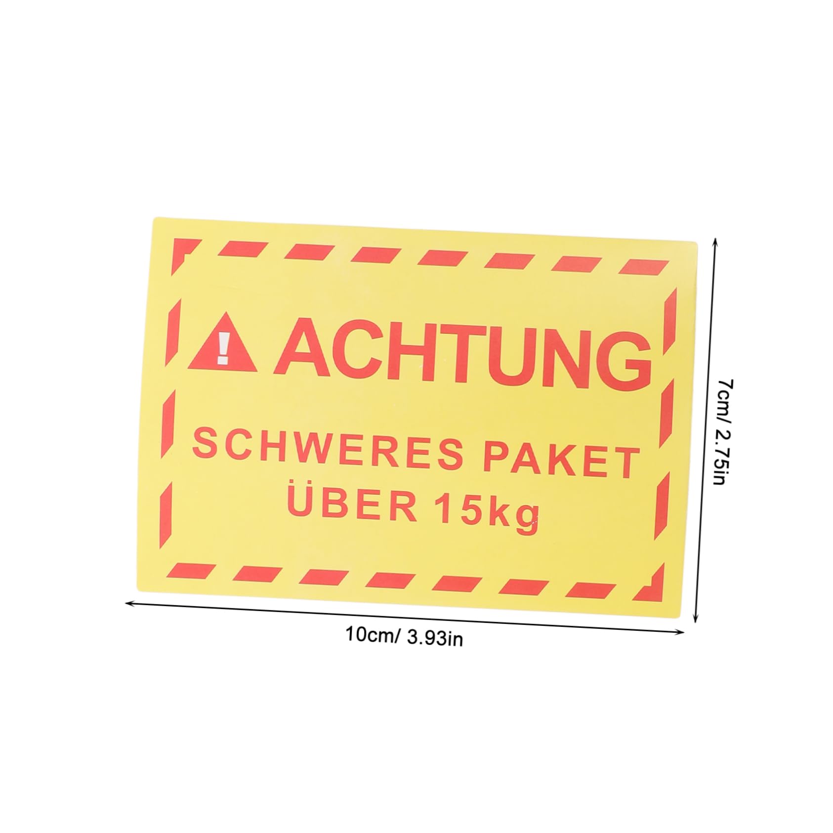 Ciieeo Overweight Warning Labels Pcs Heavy Stickers for Shipping Moving Boxes