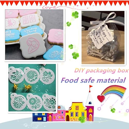 Miniatura 5 de BANLTRE Paquete de 10 láminas transparentes en blanco de 12 x 24 pulgadas de grosor para Cricut, hojas de plástico para manualidades