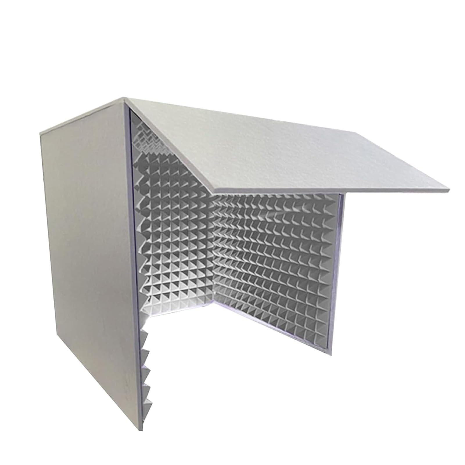 Cabine d'isolation pour microphone contre l'écho - Housse insonorisante de bureau 23,6"