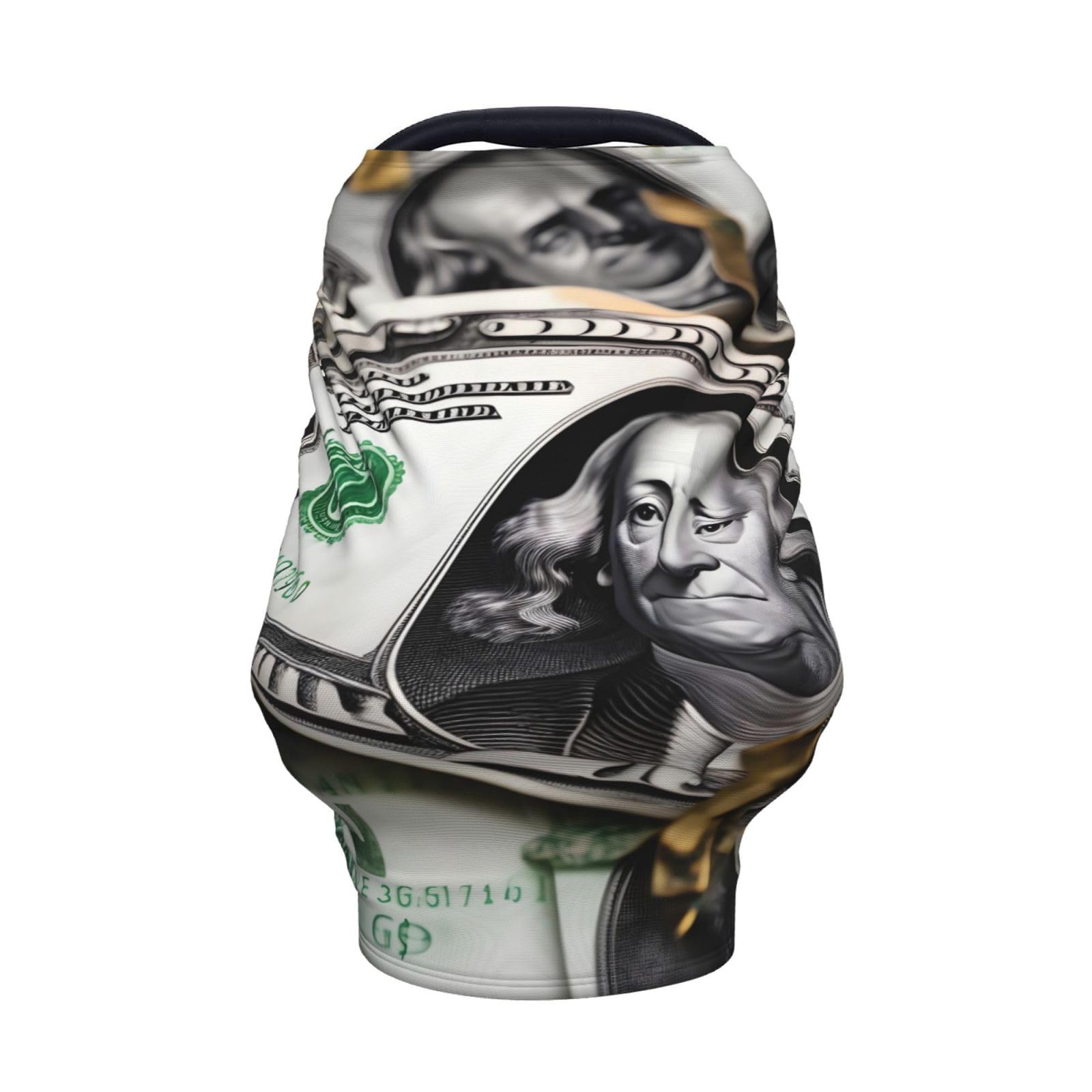 XZDHYZ Banknote Patterns Versatile full-print Stroller Chair Cover/Nursing Cover, specially designed for your baby, Black