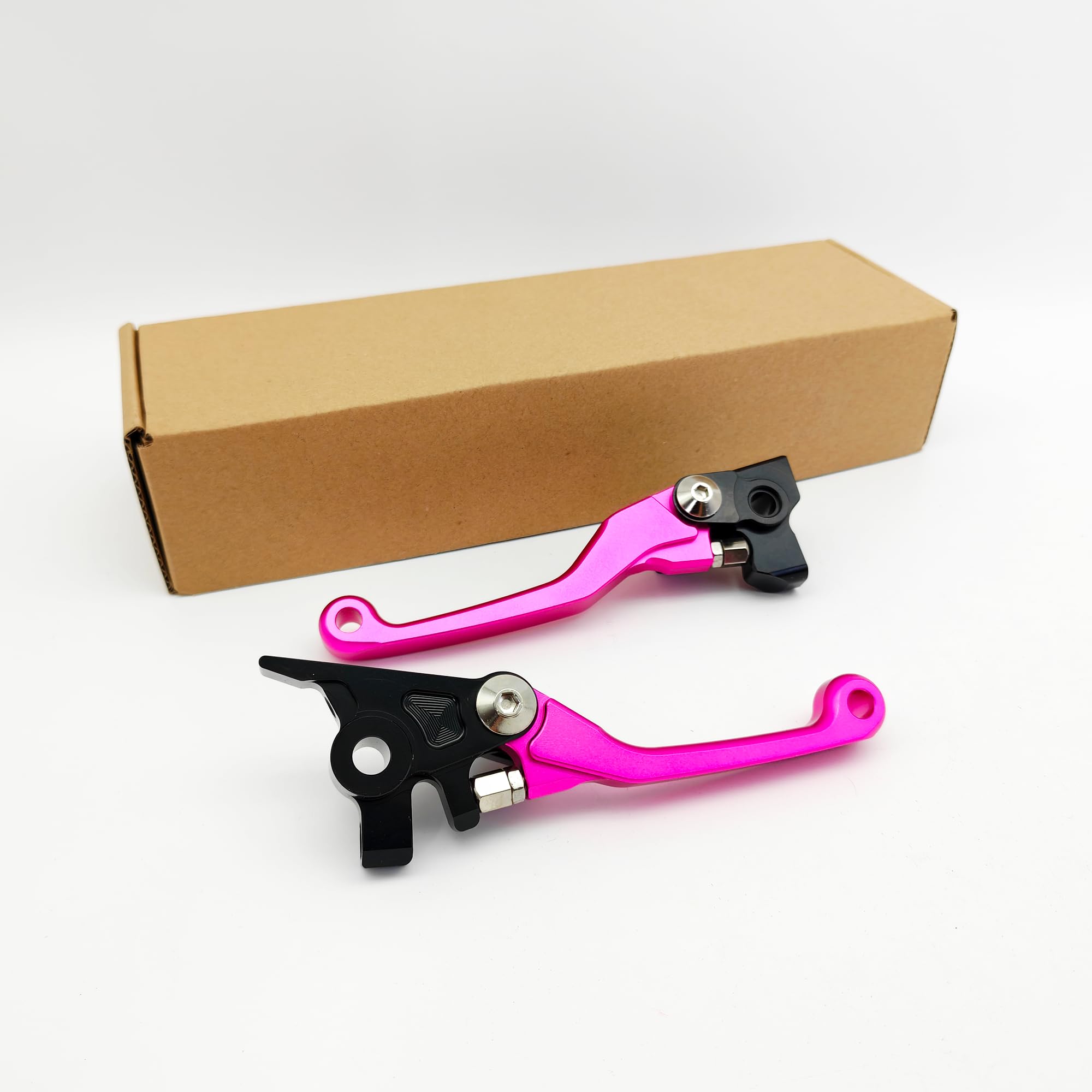 Pivot Brake & Clutch Levers for KTM 250 350 450 500 SXF XCF SX EXC-F 2014-2023 (Pink)