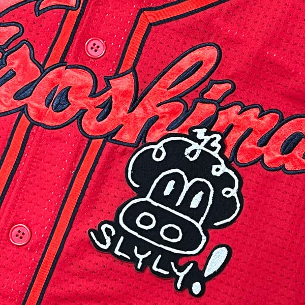 広島カープのワッペン Amazon.co.jp: 広島カープ 刺繍ワッペン 鯉 金/白波-赤布 左