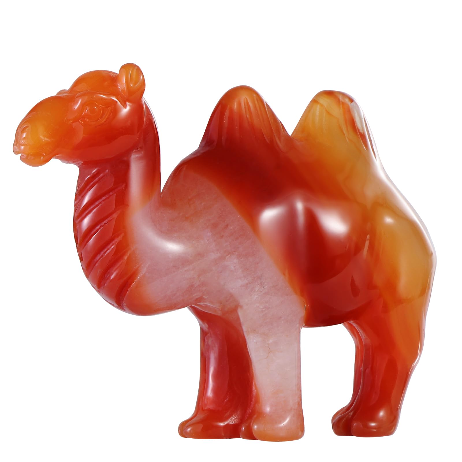Chameau en cristal 6,3 cm objet décoration maison et presse-papier bureau