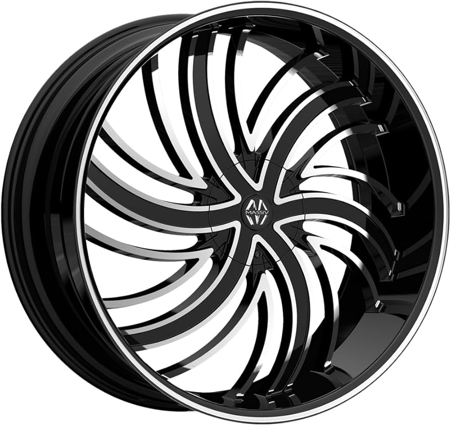 Amazon.com: Massiv 924 Tsunami 22x8.5 5x4.5
