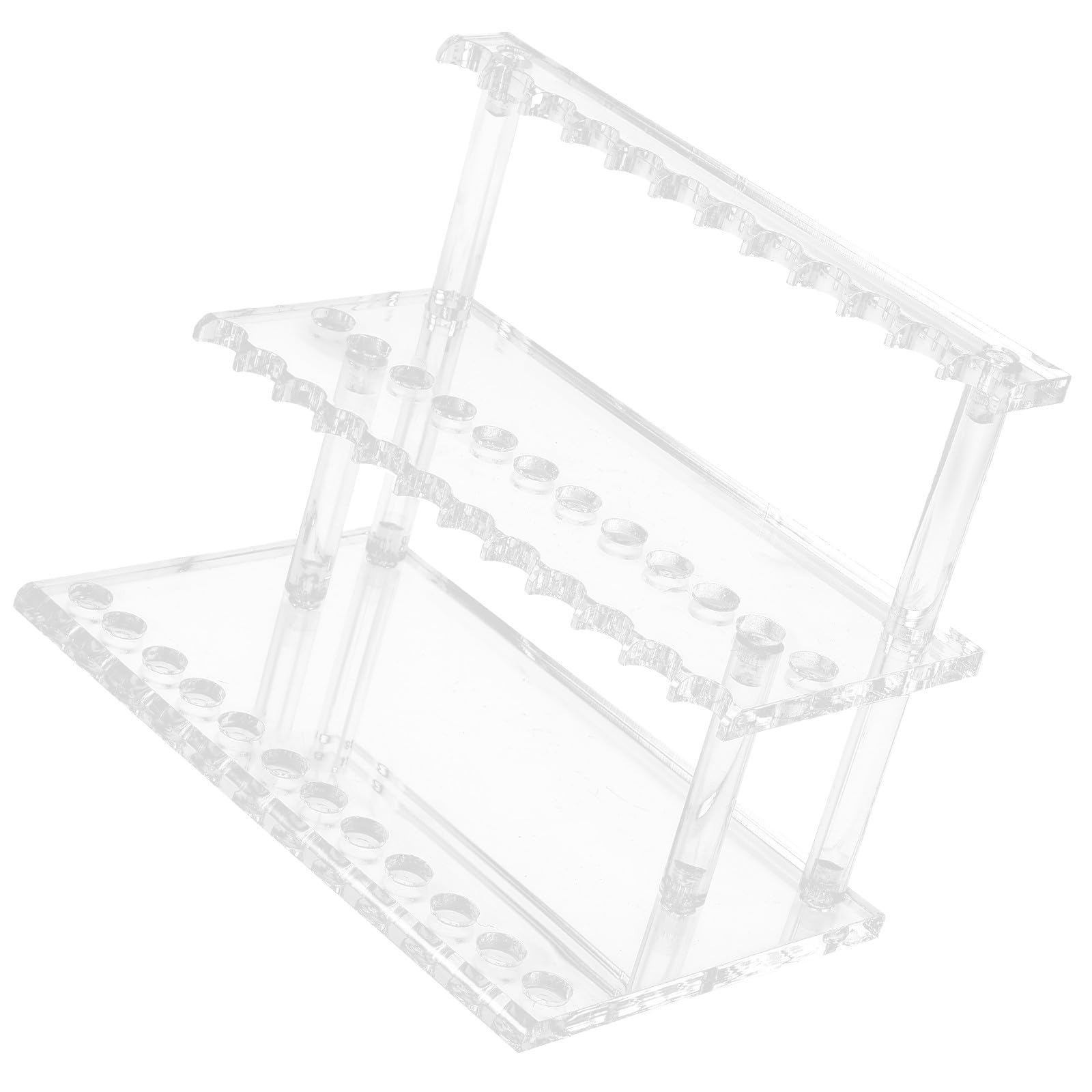 Rangement pinceau et stylo avec ce support de bureau acrylique multi-fentes