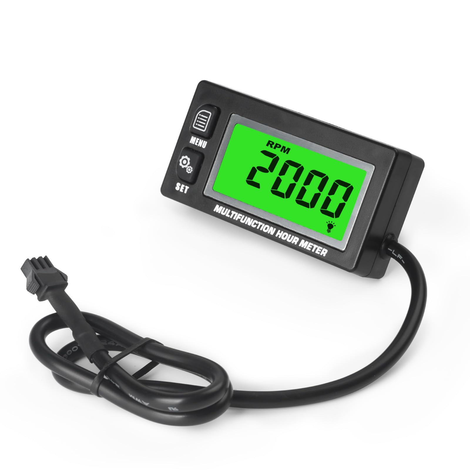 Runleader RL-HM005L Tacómetro Inductivo Con Contador De Horas Para