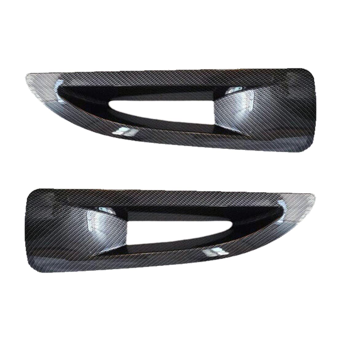 ciciTree 2Pcs ABS Avenger Style Hood Side Vent Cover Trim Compatible for Jeep Wrangler JK 2007-2017
