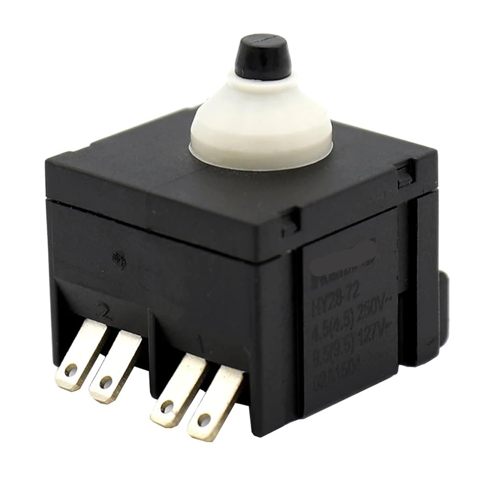 Interruptores pulsadores momentáneos HY28-72 for pulidora de esquinas 02A2034 127/250 V, paquete de 2 Controls Switches