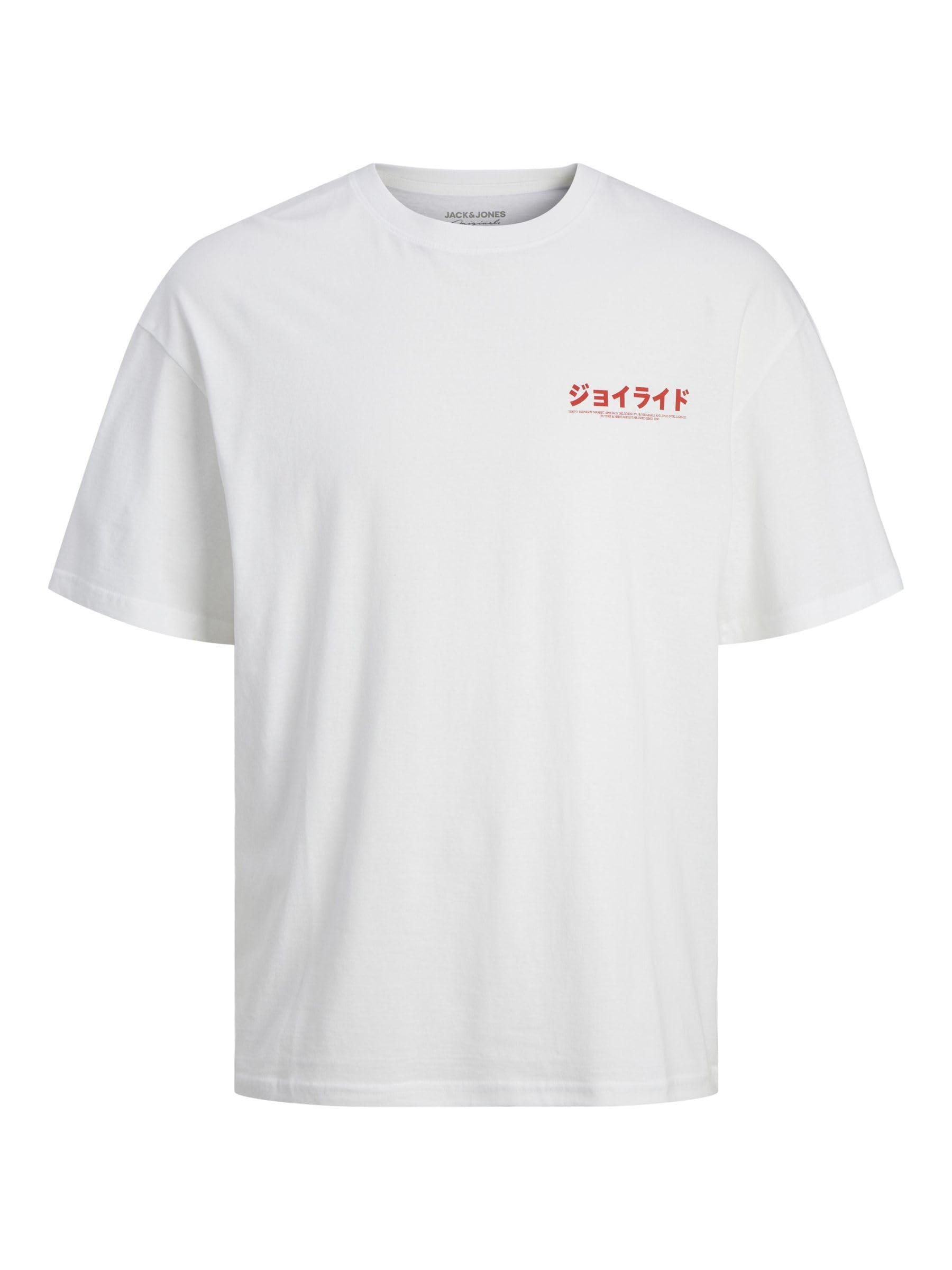 JACK & JONES Men's Jortokyo Market Tee SS Crew Neck Tg T-Shirt