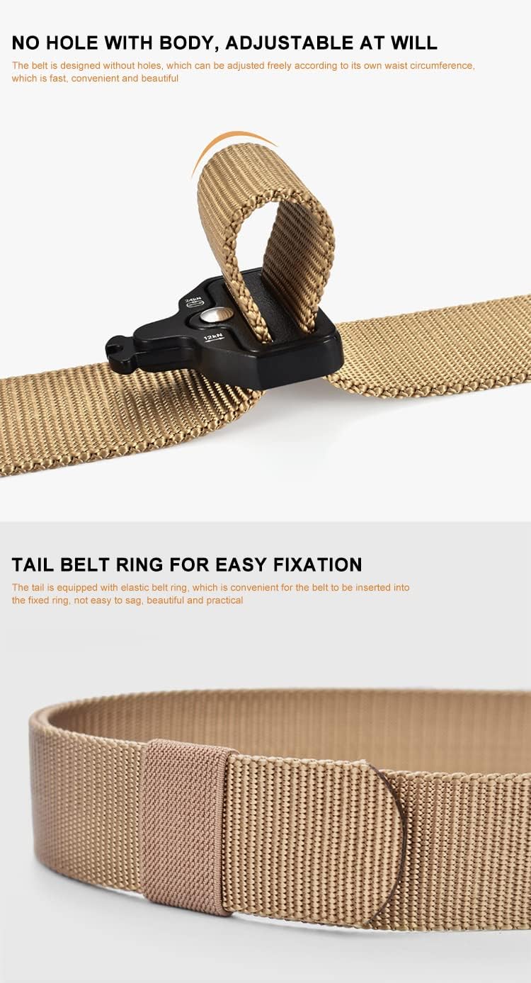 Survival Military Nylon Belts For Men Tactical Belt Waist Belt Strap Military Emergency EDC Gadget