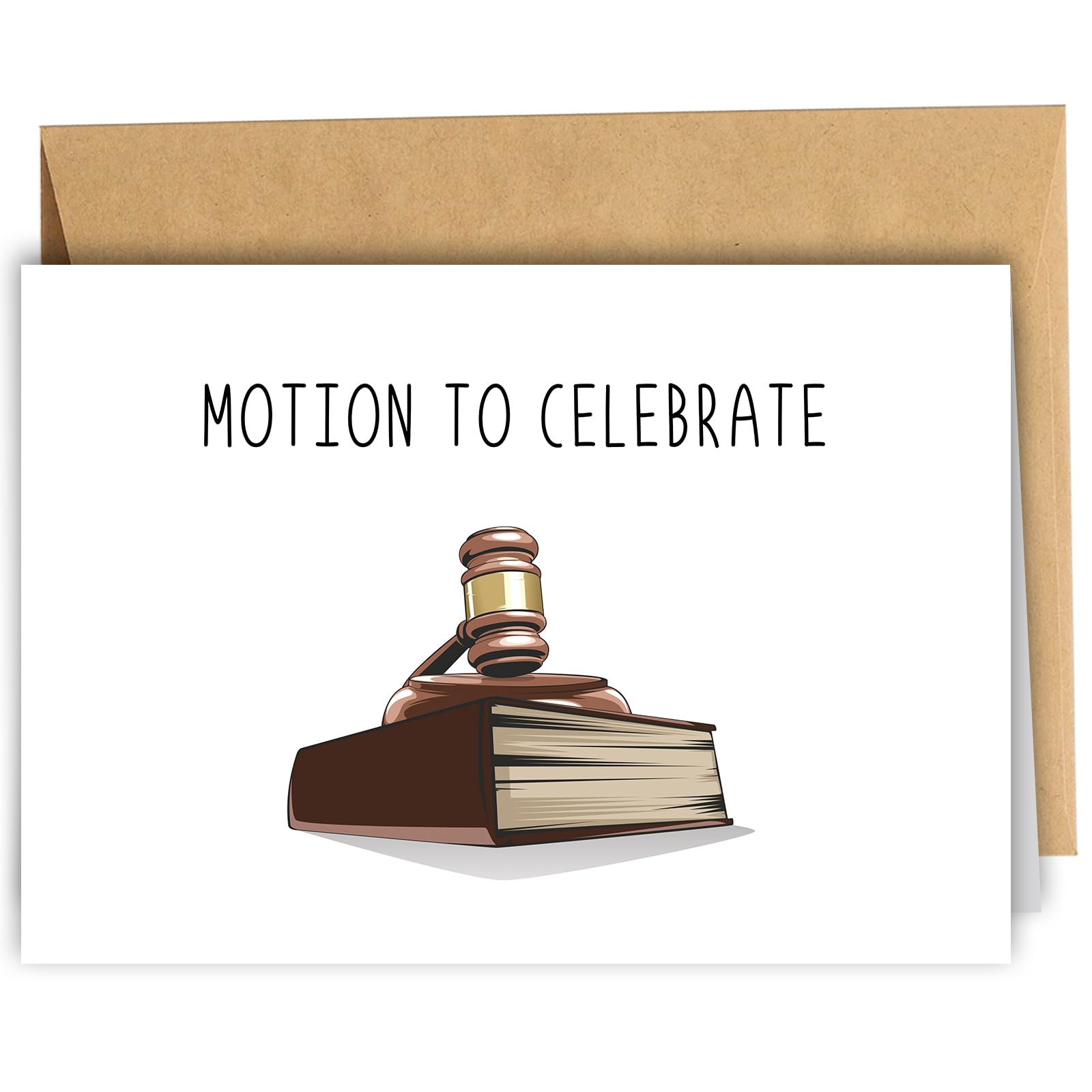 RYYike Law School Graduation Card for Her Him, New Lawyer Congratulations Card, Lawyer Graduation Cards, Motion to Celebrate