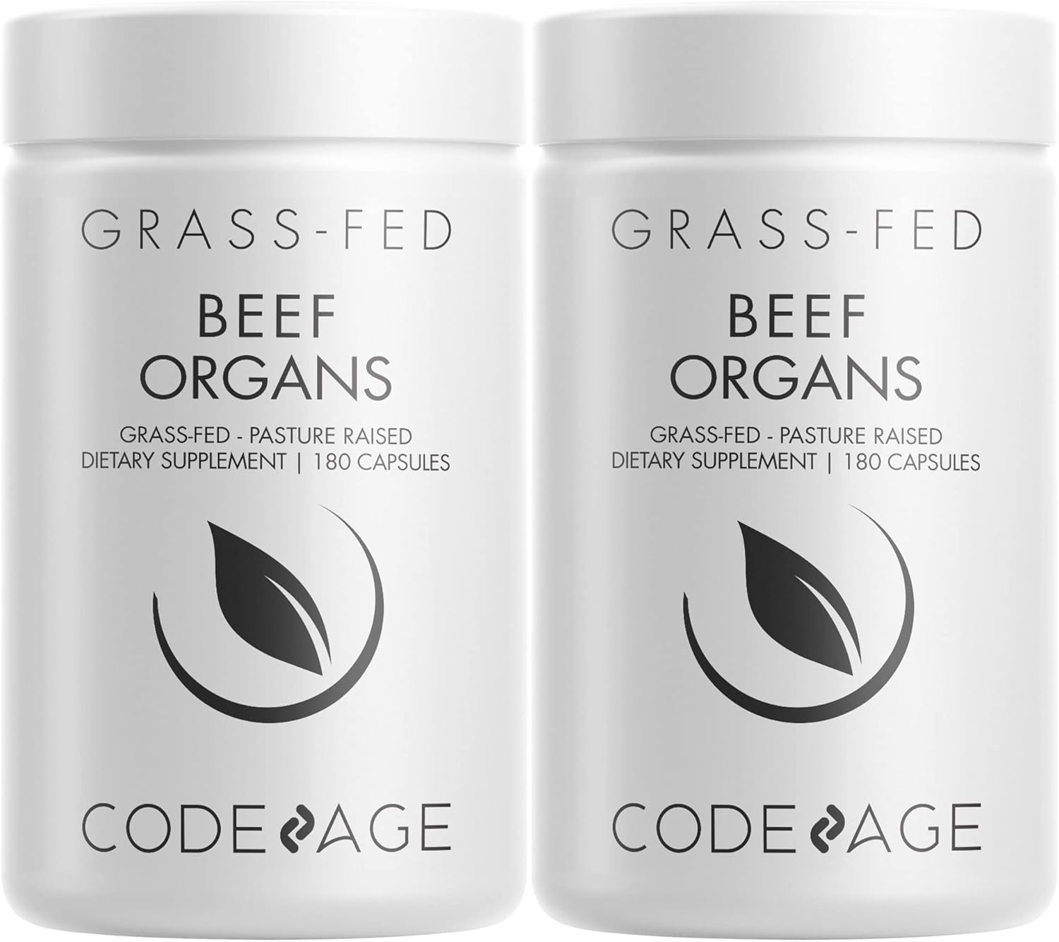 Codeage Grass Fed Beef Organs Supplement Glandulars Supplements