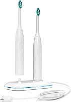 Vista 1 de Galvanox Cargador de cepillo de dientes dual para cepillos de dientes eléctricos Philips Sonicare - Repuesto para HX6100 funciona con limpieza