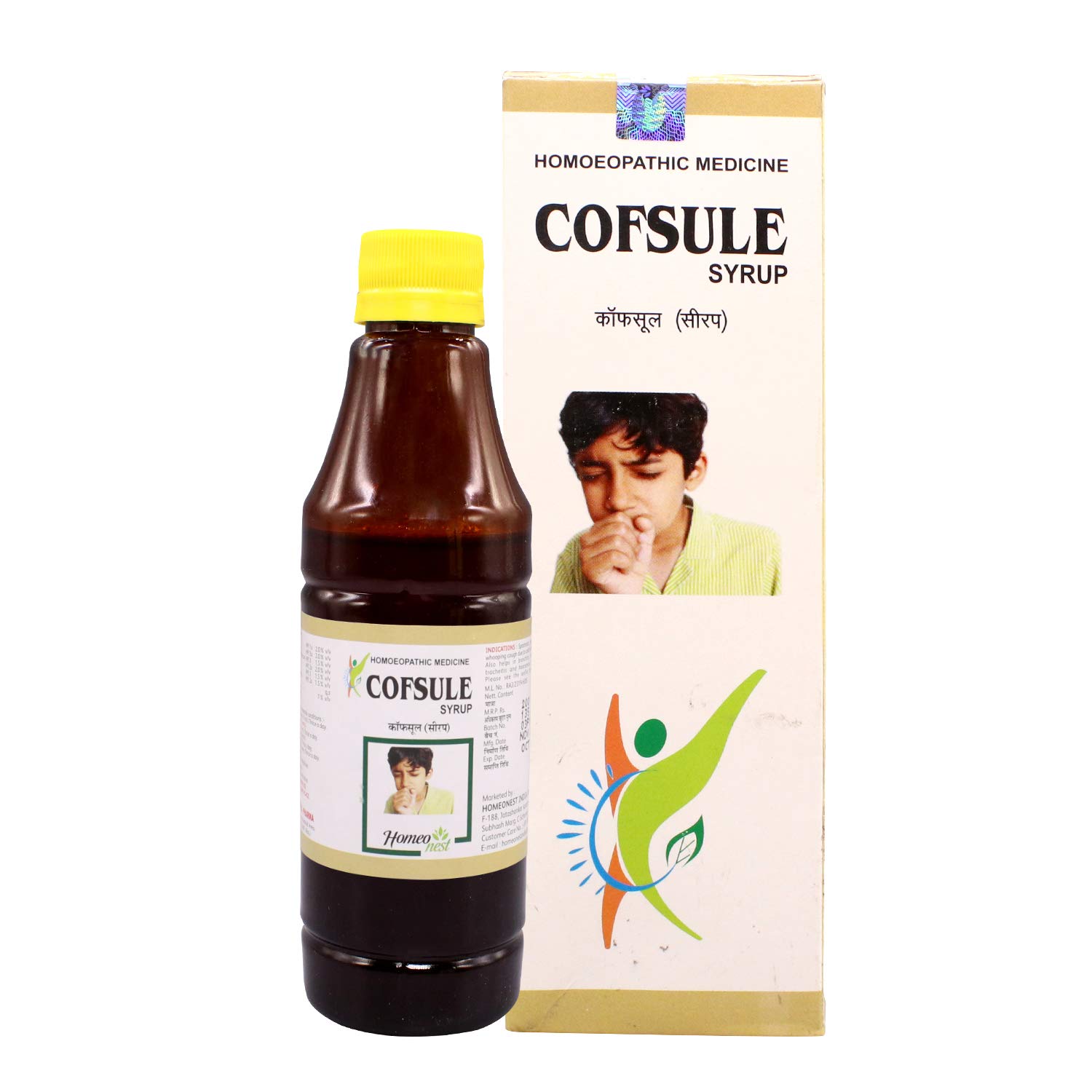Homeonest Cofsule With Drosera for Adults and Childre | Pack of 200ml