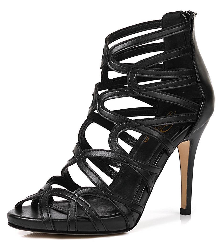 LizForm Women Crisscrossed Platform Sandal Shoes Wedding Dress Pumps Strappy High Heel Shoes