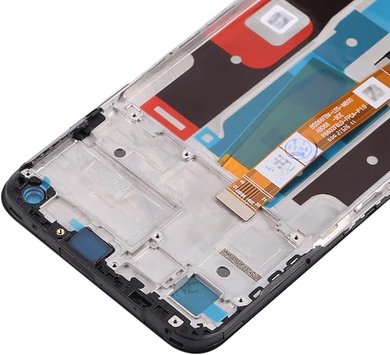 A-MIND for Oppo A96 4G/Realme 8i/Realme 9i /Realme Narzo 50 Screen Replacement Touch Digitizer LCD Display Full Assembly Repair Kits,with Tools(with Frame)