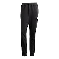 adidas Homme Essentials FEELCOZY Fleece Pant, Black/White