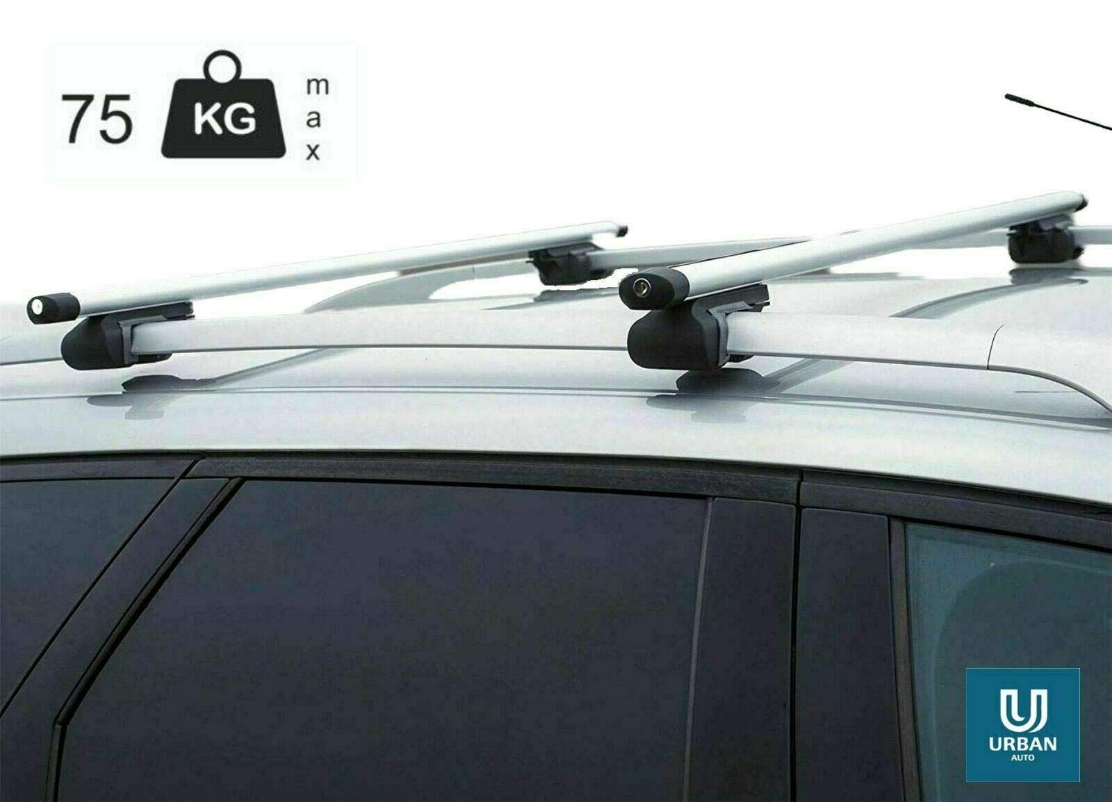 The Urban Company Roof Bars (in Ali) To Fit Ford Kuga II (5 Door)(13-Date) For Cars With Raised Running Rails