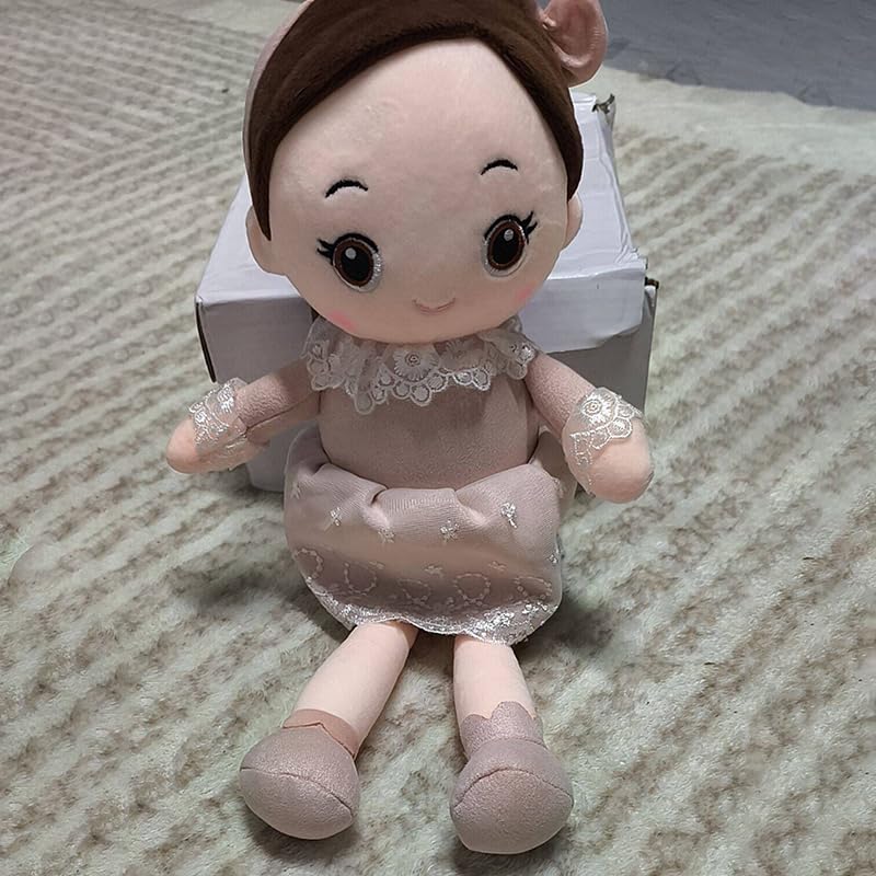 Amazon.co.jp: [qkeusf] かわいい 女の子 人形 ピンクリボン 小花洋服