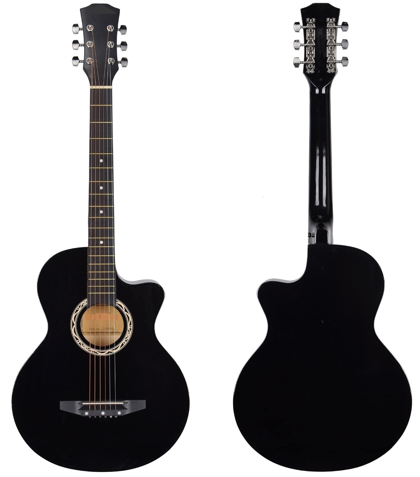Acoustic Guitar For Kids, Adults and Beginners Size 38 Cutaway
