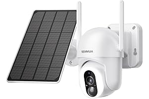 SEHMUA Solar Security Cameras Wireless Outdoor: Enhanced Video Playback for Complete Surveillance