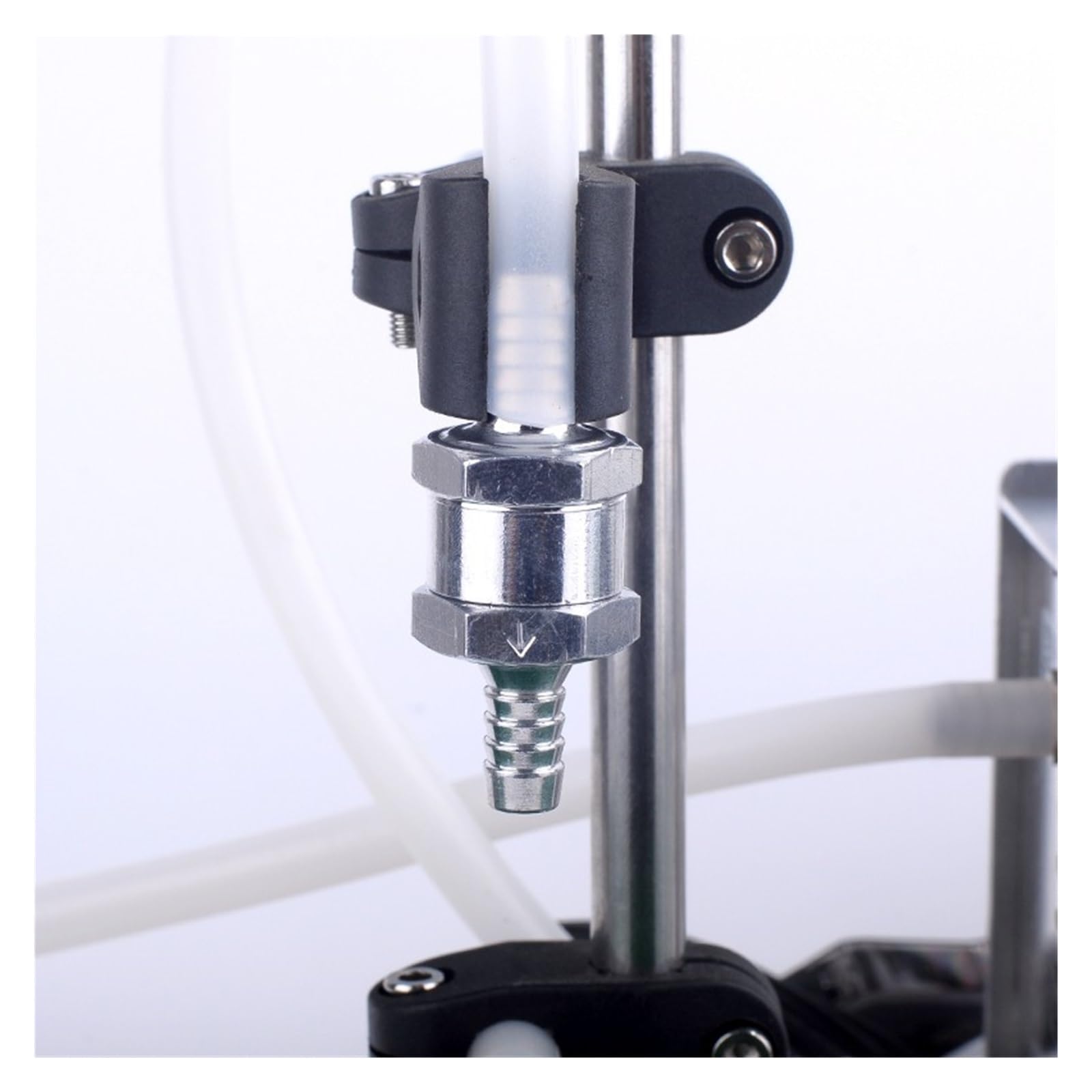Máquina de llenado líquidos automática con cinta transportadora, llenador un solo cabezal, Perfume, agua, puede detectar resistencia al calor alta precisión,Mayor Precisión(Single head transmit)