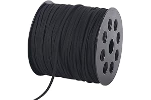 Tenn Well 2.6mm Black Suede Cord