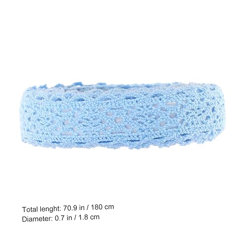 Miniatura 6 de Ciieeo 3 rollos de cinta de encaje de tela, decoración de libro de recortes, decoración de mano, cintas decorativas, cinta de manualidades,