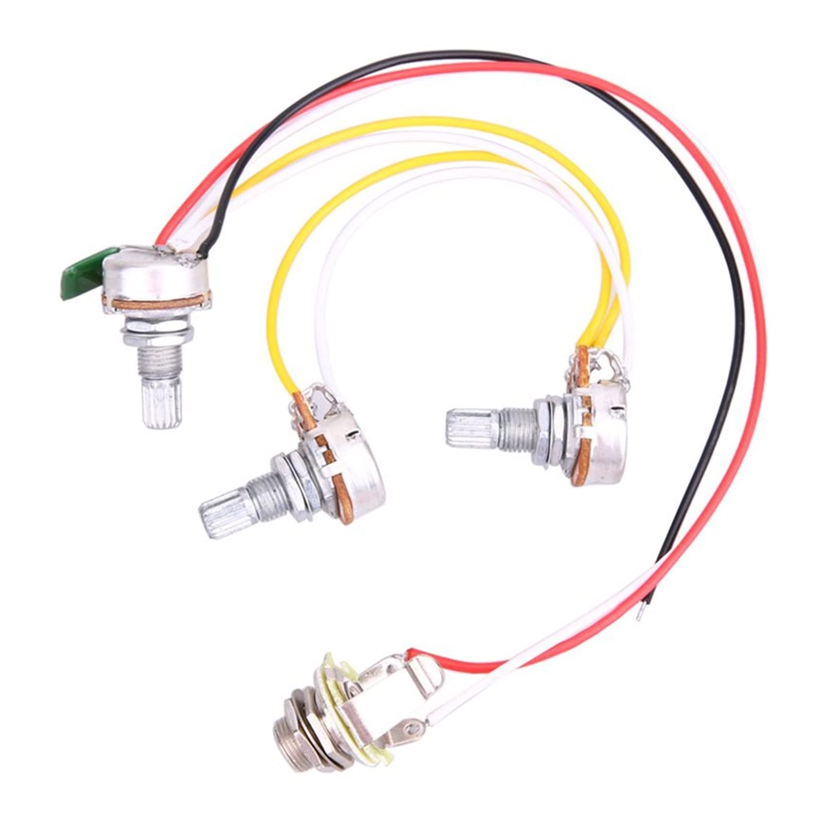 1 Jeu De Harnais De Câblage De Guitare Basse - Préwired Avec Des Pots 3-500K faisceaux câbles guitare