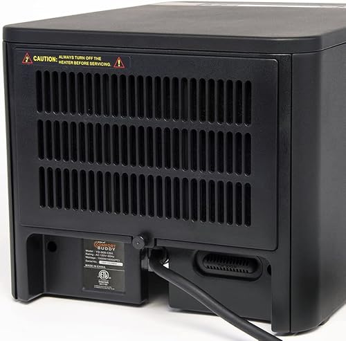 Miniatura 5 de Comfort Buddy, calentador de espacio de AirNmore, factor de forma pequeño único para áreas pequeñas, controles en la parte superior más control